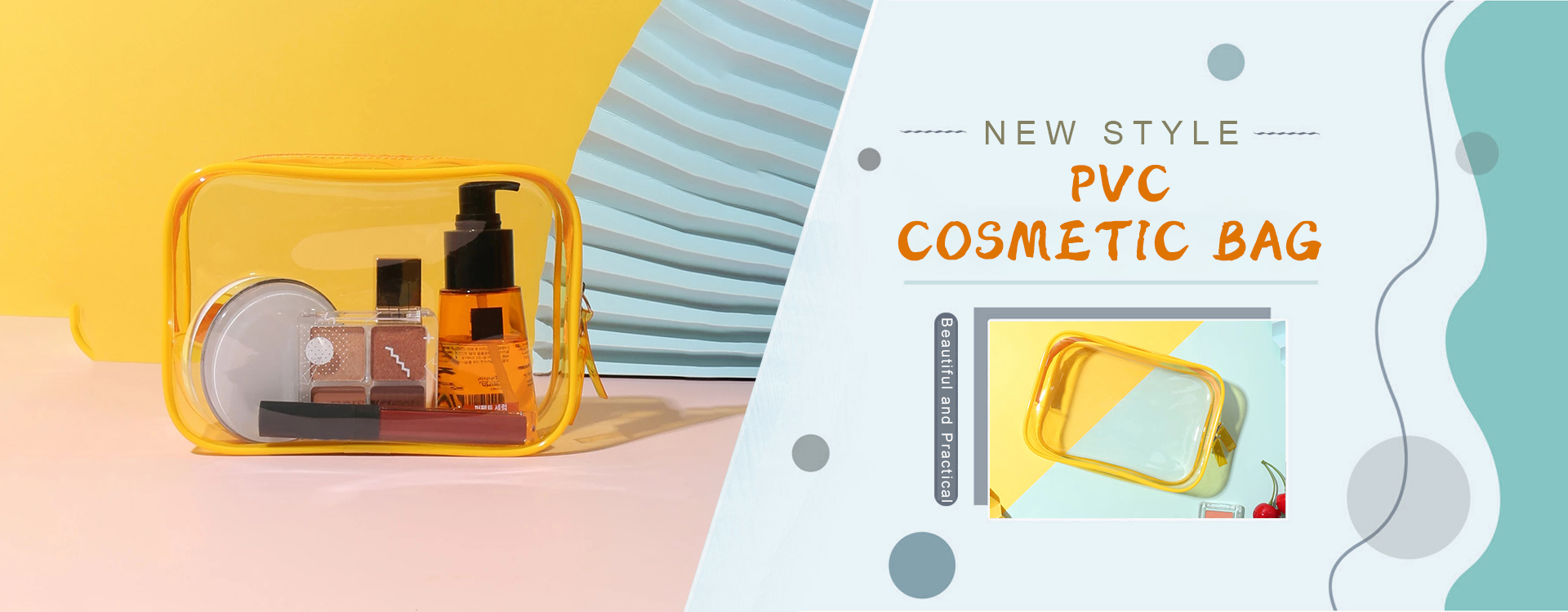 Bolsa cosmética de PVC da China
