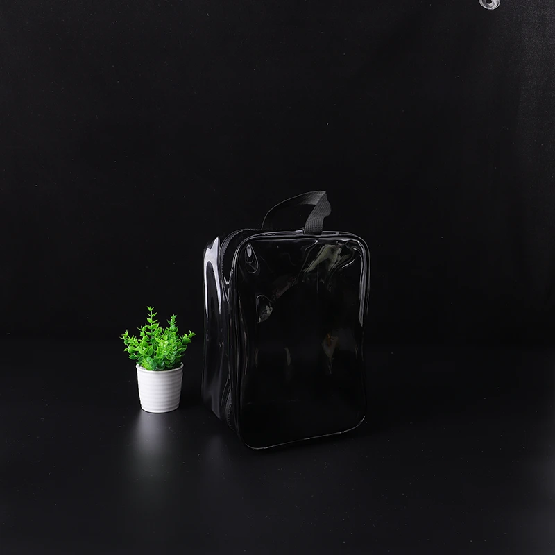 Sacola de compras em PVC preto