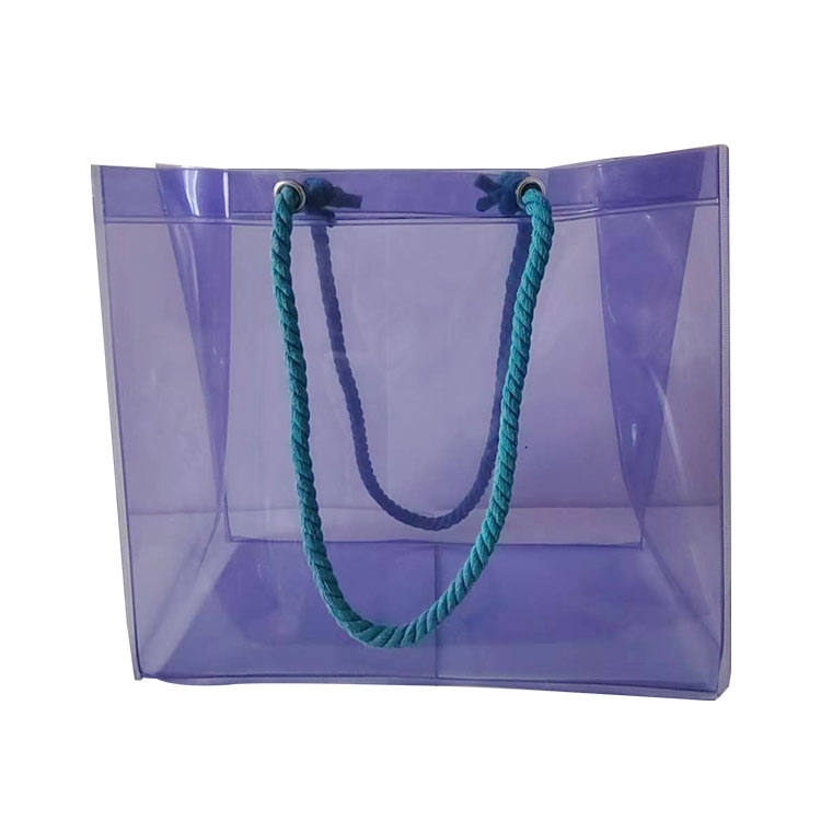 Bolsa de praia em PVC colorido