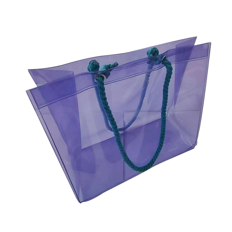 Sacola de compras em PVC colorido