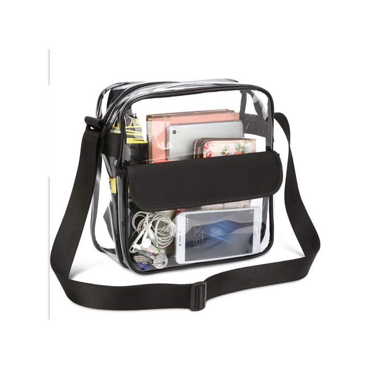 bolsa mensageiro tipo tiracolo em PVC