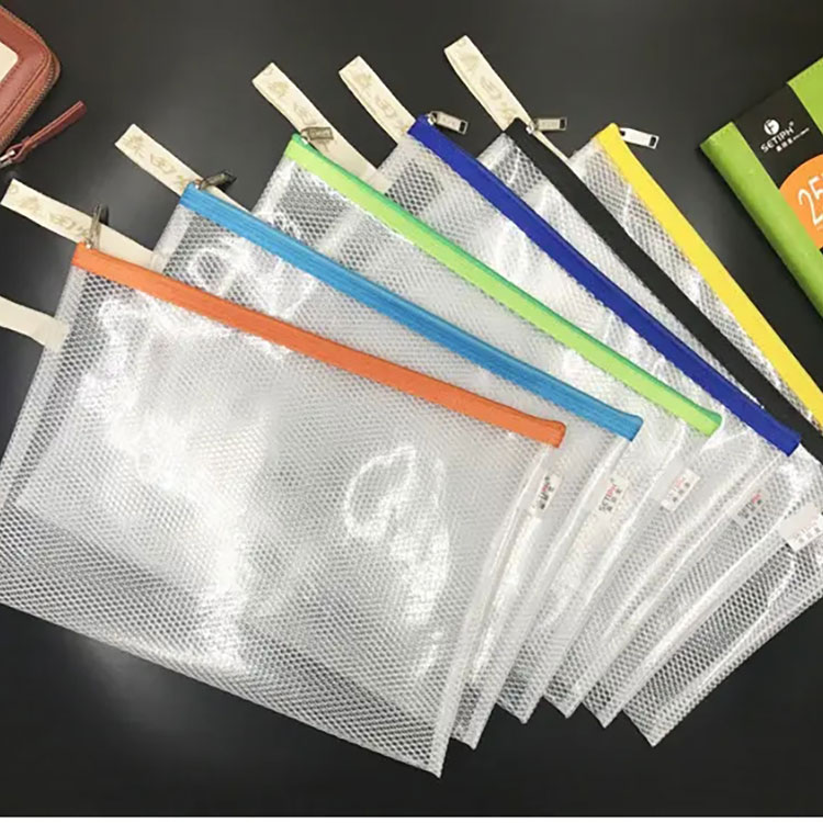 Bolsa para documentos em malha EVA