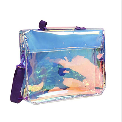 Bolsa holográfica de alta qualidade com botão