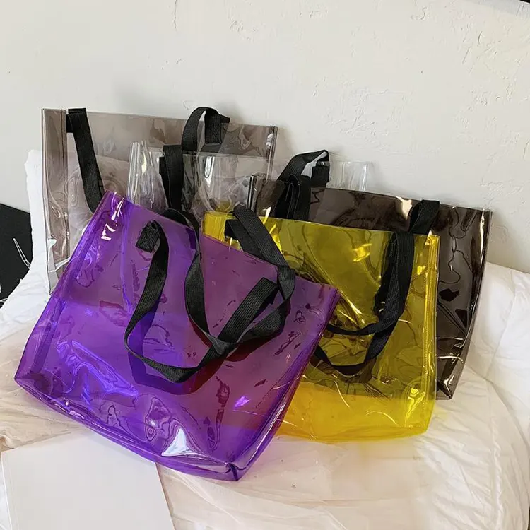 Sacola de compras em PVC gelatinoso
