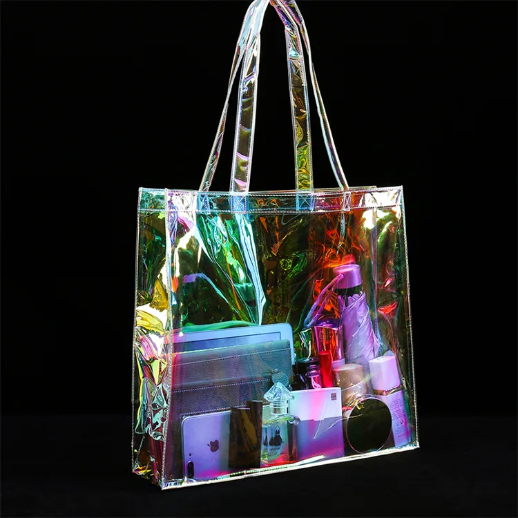 Bolsas transparentes em PVC transparente