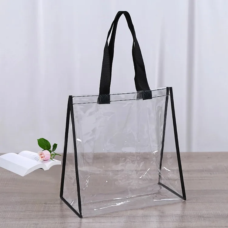 Sacola de viagem em PVC transparente